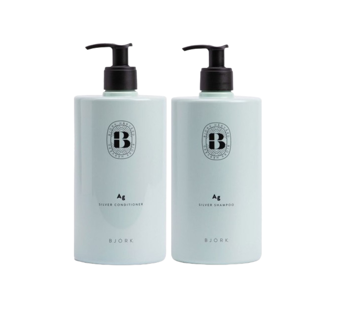 Ag Silver duo Balsam & Schampo 750ml + 750ml-Bombola-Paket-BJÖRK