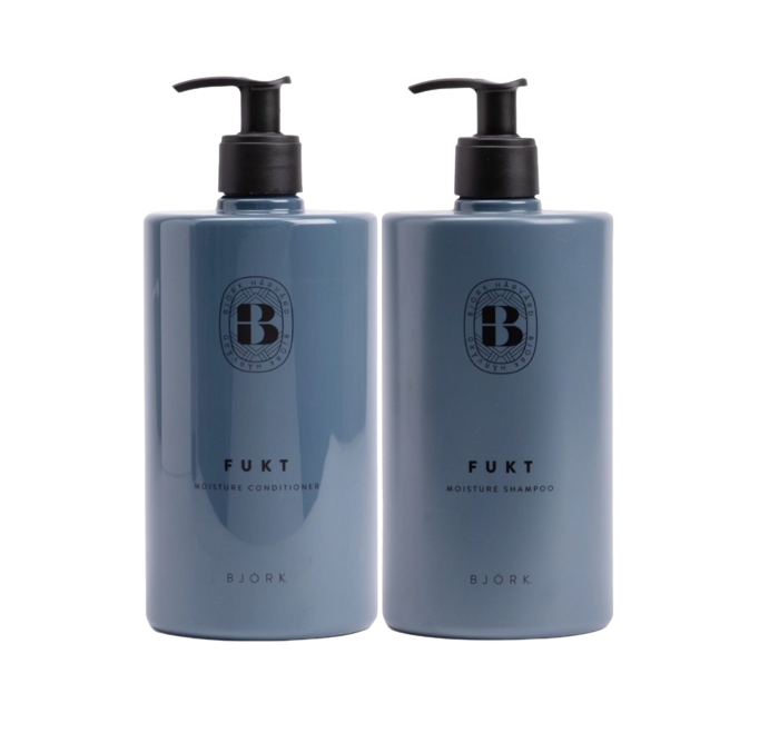 Björk Fukt Schampo 750 ml & Balsam 750 ml - Bombola, Paket, BJÖRK