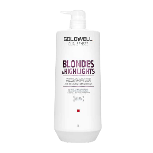 Dualsenses Blondes & Highlights Anti-Yellow Conditioner 1000 ml - Bombola, Balsam, Goldwell