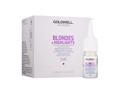 Dualsenses Blondes & Highlights Color Lock Serum 12x18ml - Bombola, Serum, Goldwell