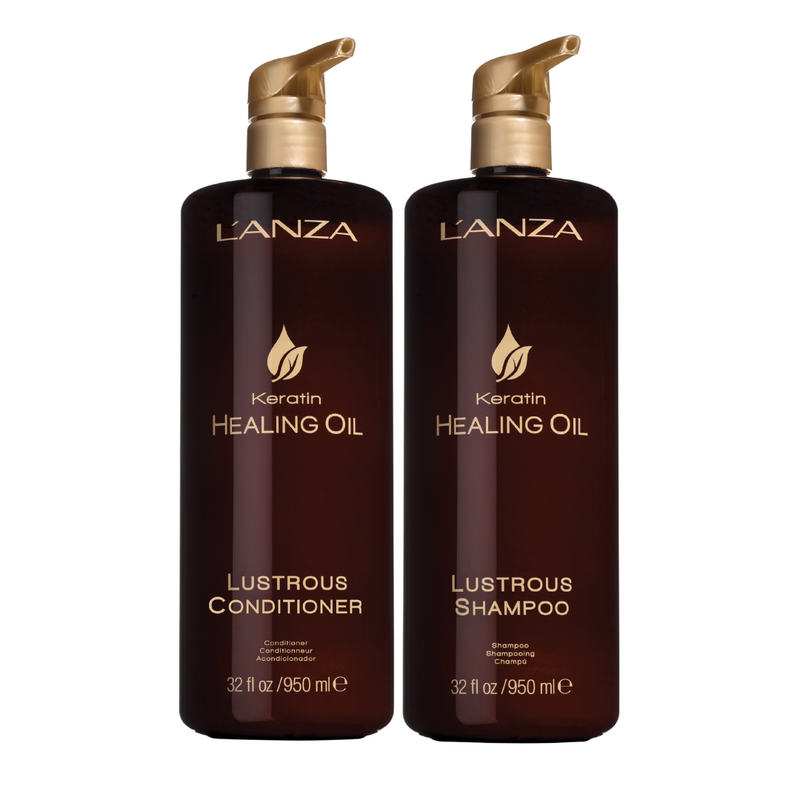 Lanza Lustrous - Conditioner 950 ml + Shampoo 950 ml