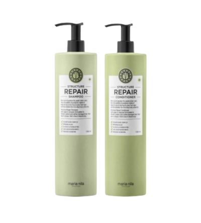 Structure Repair Shampoo & Conditioner 2x1000ml-Bombola-Paket-Maria Nila