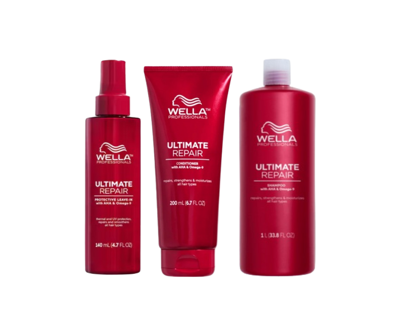 Ultimate repair Leave-in 140ml, Conditioner 200ml & Shampoo 1000ml - BOMBOLA, Leave-in, Schampo, Balsam, Shampoo, Conditioner, Wella