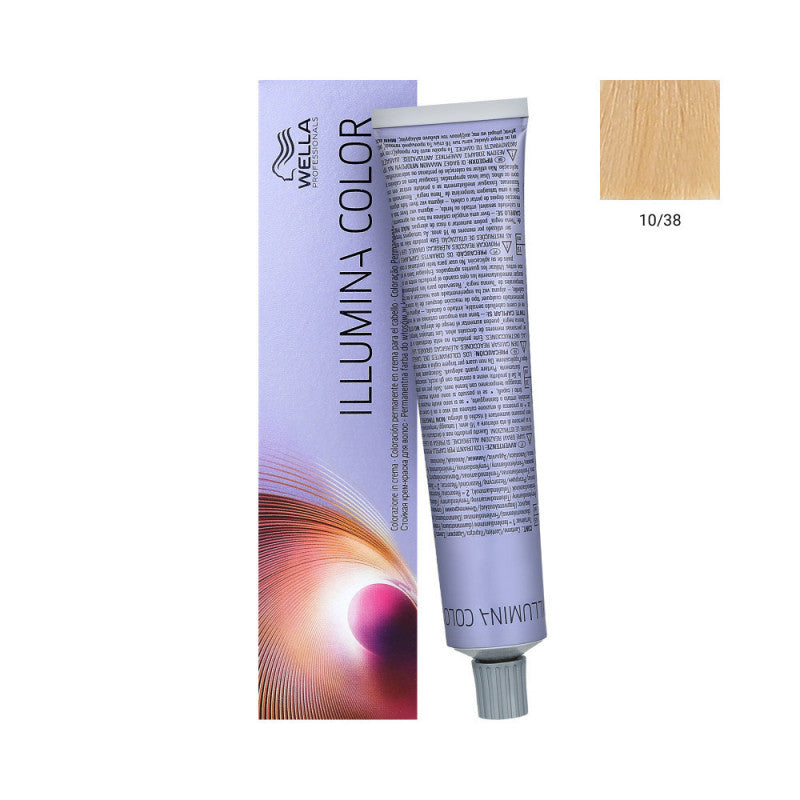 Wella Professional Illumina Hårfärg - 10.38