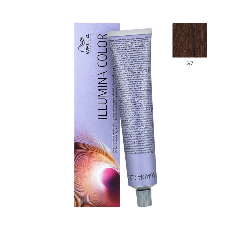 Wella Professional Illumina Hårfärg - 5.7