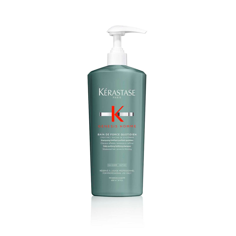 Genesis Homme Bain Homme Force 1000ml - Bombola, Schampo, Kerastase