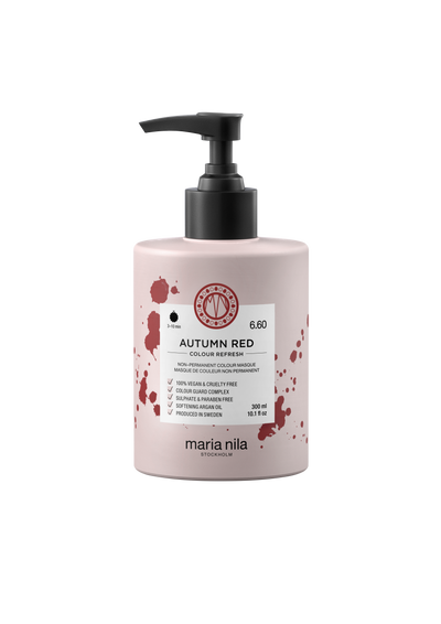 Maria Nila Colour Refresh Autumn Red 300 ml - Bombola, Hårinpackning, Maria Nila