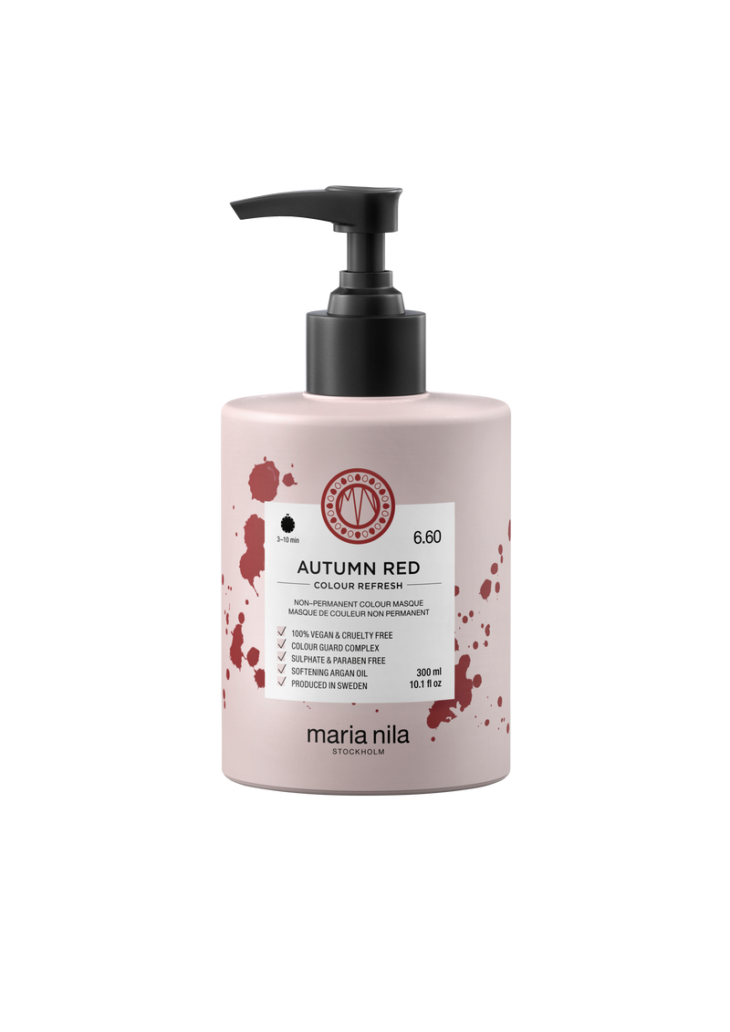 Maria Nila Colour Refresh Autumn Red 300 ml - Bombola, Hårinpackning, Maria Nila