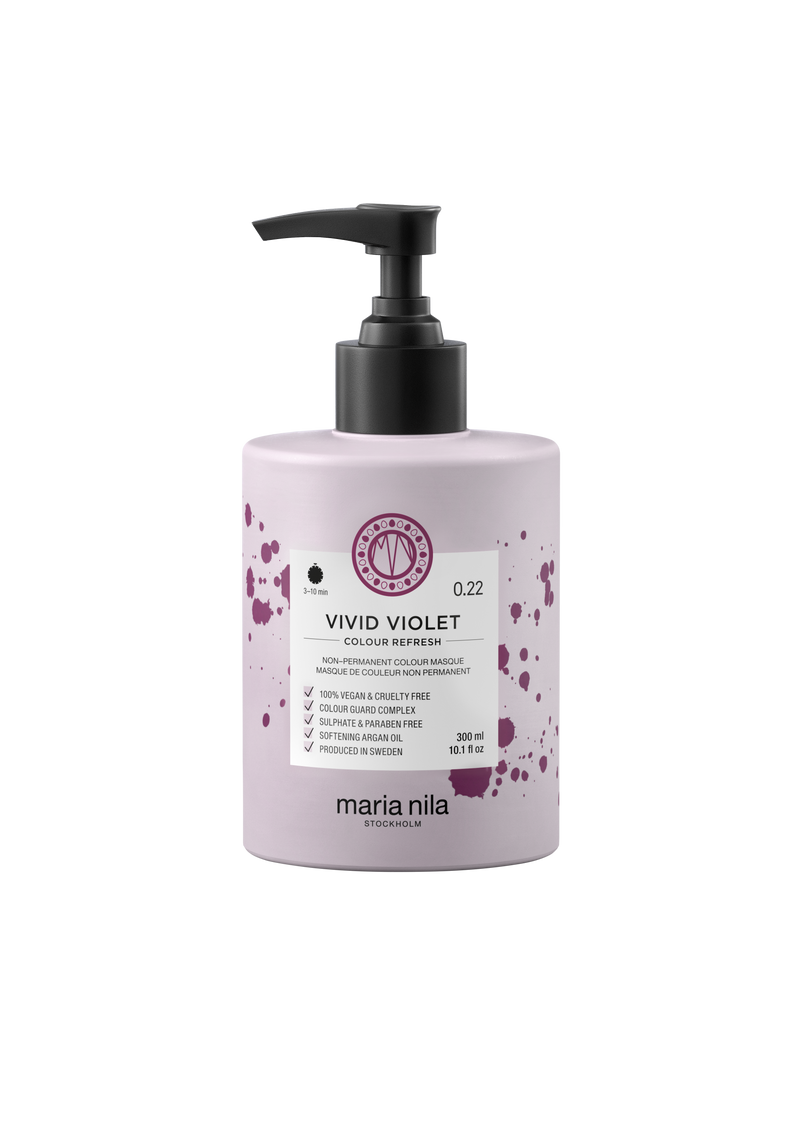 Maria Nila Colour Refresh Vivid Violet 300 ml - Bombola, Hårinpackning, Maria Nila