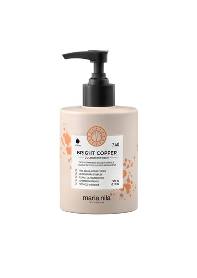 Maria Nila Colour Refresh Bright Copper 300 ml - Bombola, Hårinpackning, Maria Nila