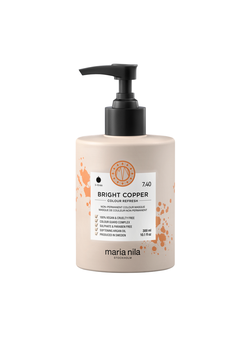 Maria Nila Colour Refresh Bright Copper 300 ml - Bombola, Hårinpackning, Maria Nila