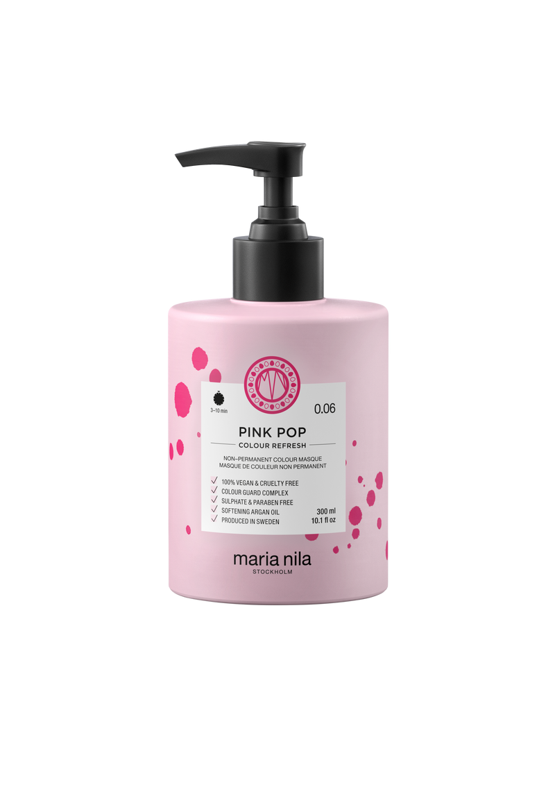 Maria Nila Colour Refresh Pink Pop 300 ml - Bombola, Hårinpackning, Maria Nila