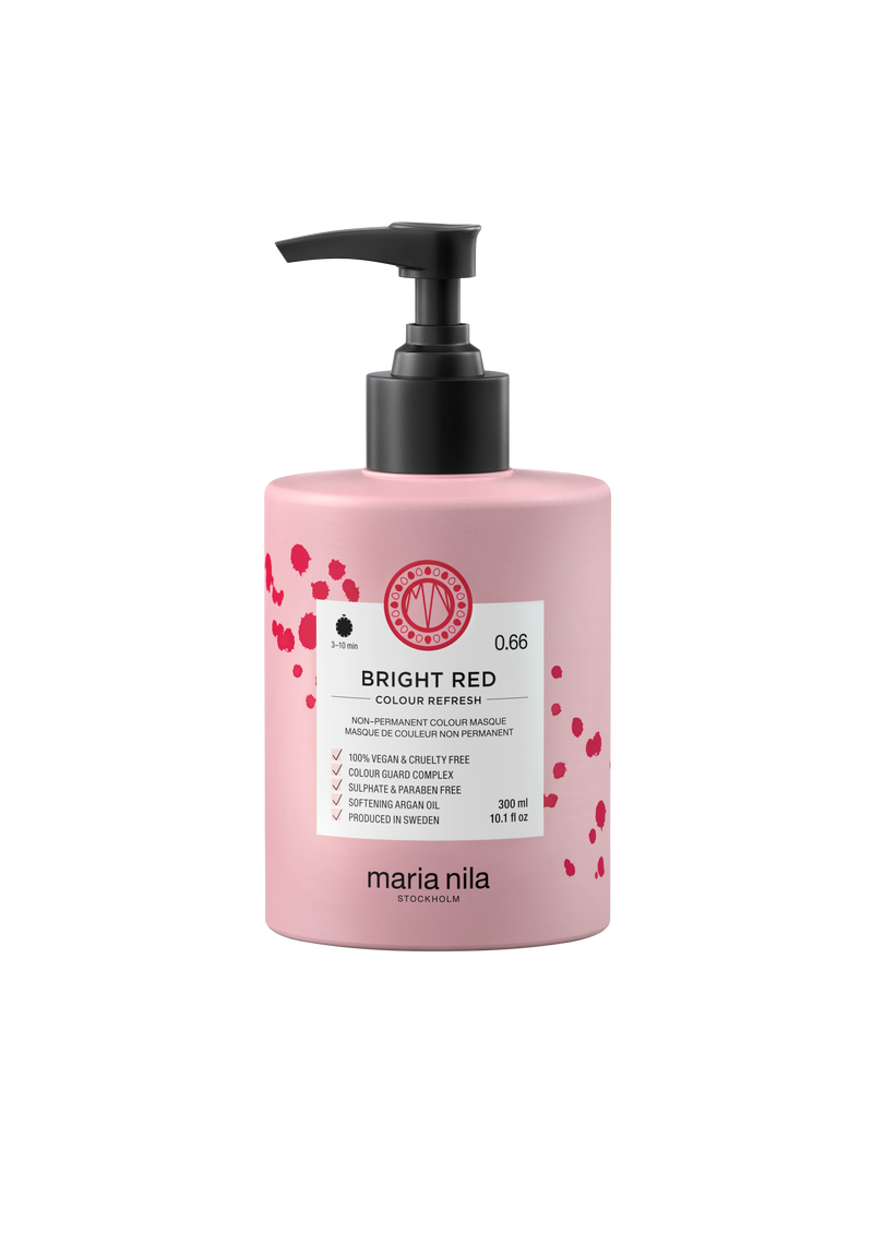 Maria Nila Colour Refresh Bright Red 300 ml - Bombola, Hårinpackning, Maria Nila