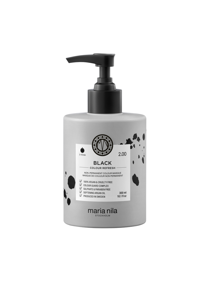 Maria Nila Colour Refresh Black 300 ml - Bombola, Hårinpackning, Maria Nila