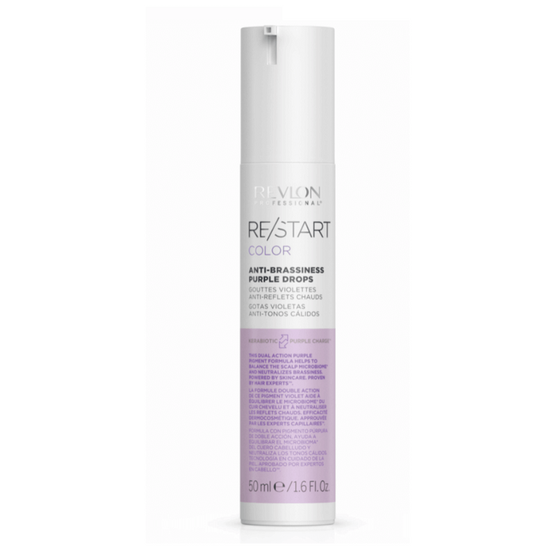 Re/Start COLOR ANTI-BRASSINESS PURPLE DROPS 50 ml - BOMBOLA